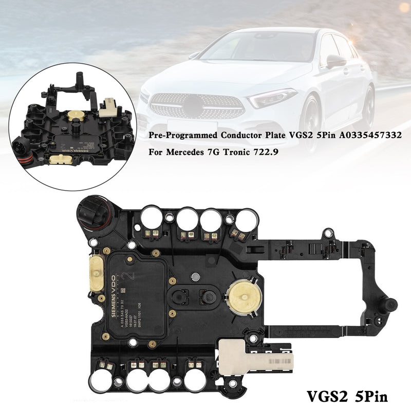 Placa preprogramada VGS2 A0335457332 para Mercedes 7G Tronic 722.9