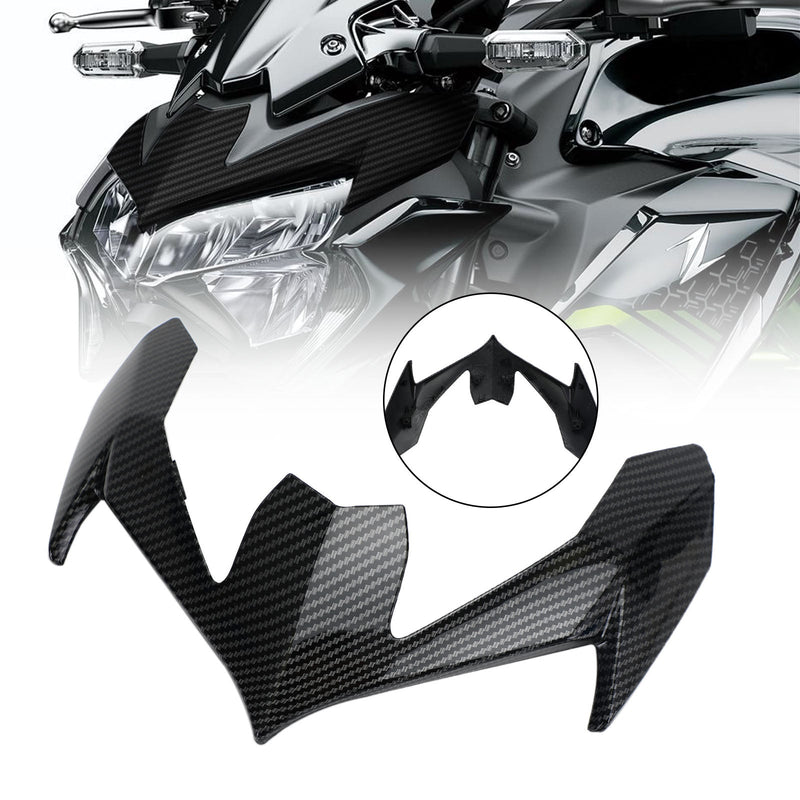 ABS front, øvre nese frontlys kåpedeksel for KAWASAKI Z900 2020-2021 Generisk