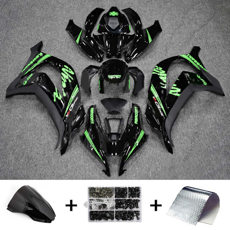 Amotopart kåpa set för Kawasaki ZX10R 2016-2020, kropp, plast, ABS