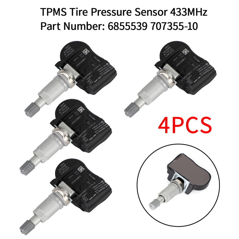 4x TPMS Reifendrucksensor 6855539 Für BMW 2014–2018 M3 M4 F30/F32 F80/F82 Generic