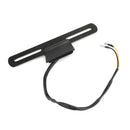 Universelle Motorrad -Kennzeichen -Plattenhalterung mit Licht