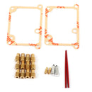 4x motorcykel karburator carb genopbygnings reparationssæt egnet til Yamaha Banshee YFZ350 Generic