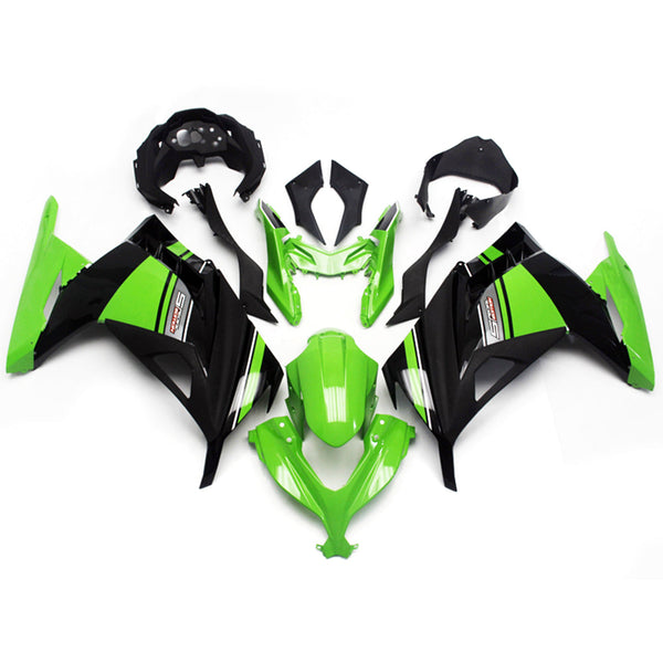 Amotopart Juego de carenado para Kawasaki EX300/Ninja300 2013-2017 Cuerpo Plástico ABS