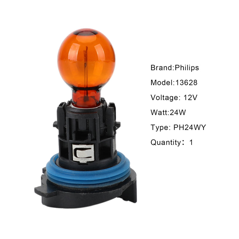 Für Philips 13628 mit Sockel 12V24W PH24WY Halogenlampe Glühlampe Singal Light Generic