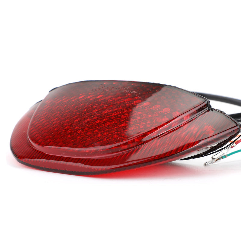 Motorrad Hinterradbremse Blinker Rücklicht für Honda CBR 600RR 2007-2012 Rot Generic