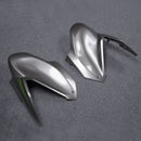 Kapota vhodná pro Kawasaki Z900 2017-2019, stříbrná zelená vstřikované plastové tělo