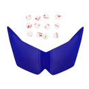 Capa protetora da lente do farol dianteiro se encaixa Kawasaki Ninja Z1000 07-09 Azul Genérico