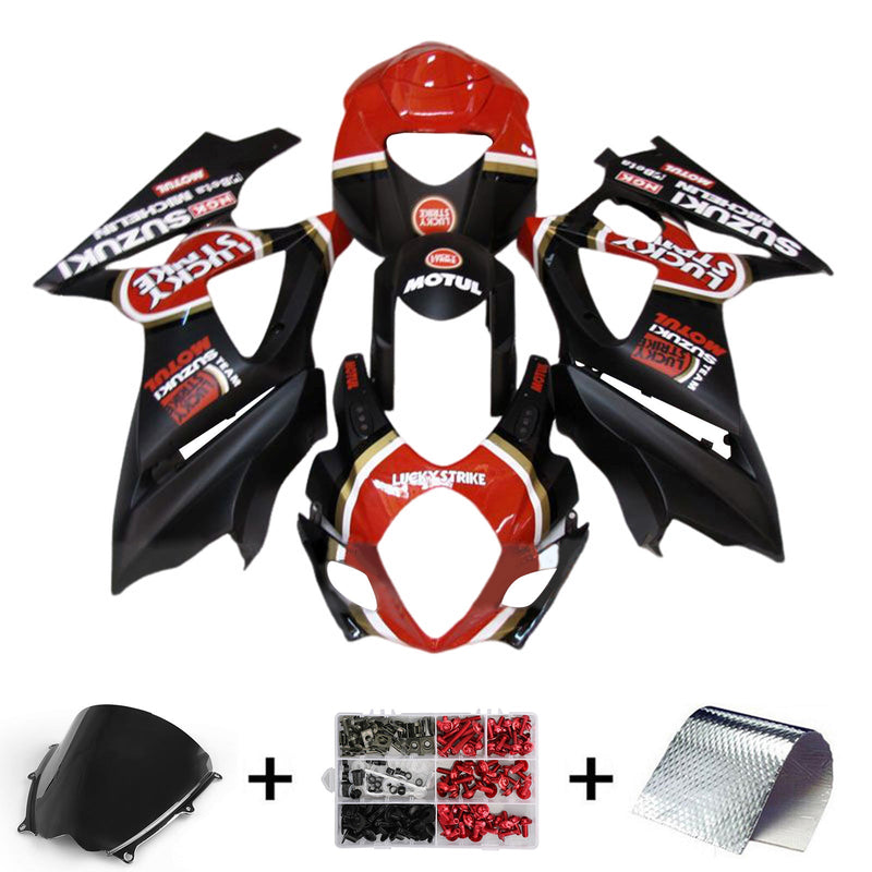 Amotopart Suzuki GSXR1000 2007-2008 K7 kåpa Set Body Plast ABS