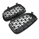 Mřížka chladiče vhodná pro BMW řady 1 E81 E87 E82 E88 128i 135i 2008-2012 Black & Chrome generic