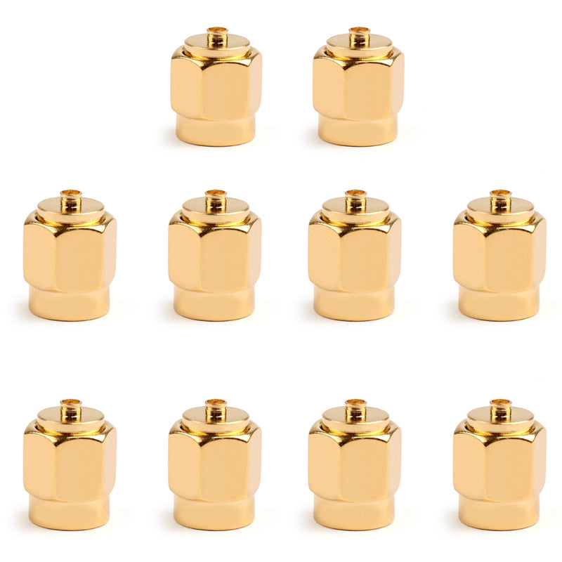 10pcs SMA männlich an IPX U.FL männlicher Stecker Gerade RF -Adapteranschluss