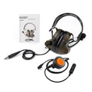 Auriculares tácticos Z H50 de 6 pines U94 PTT para Kenwood TH-D7 TH-F6 TH-K2 TH-21 TH-28