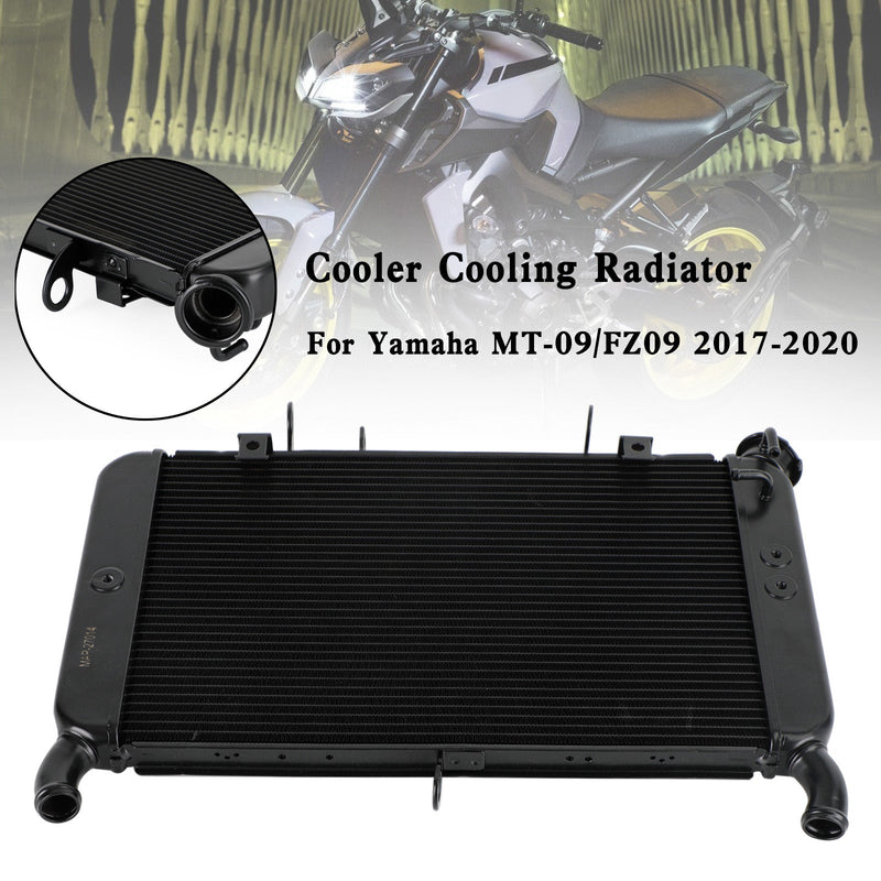 Yamaha MT09 FZ09 MT-09 2017-2022 Radiatorkjøler i aluminium