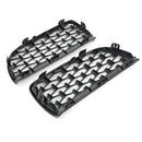 Meteor Black Kidney Grill Maschengitter passend für BMW E90 3er Limousine 2005–2008 Generic