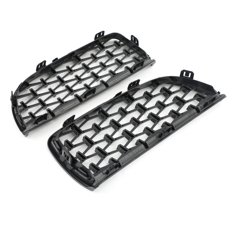 Meteor Black Kidney Grill Mesh Säleikkö sopii BMW E90 3 Series Sedan 2005-2008 Generic