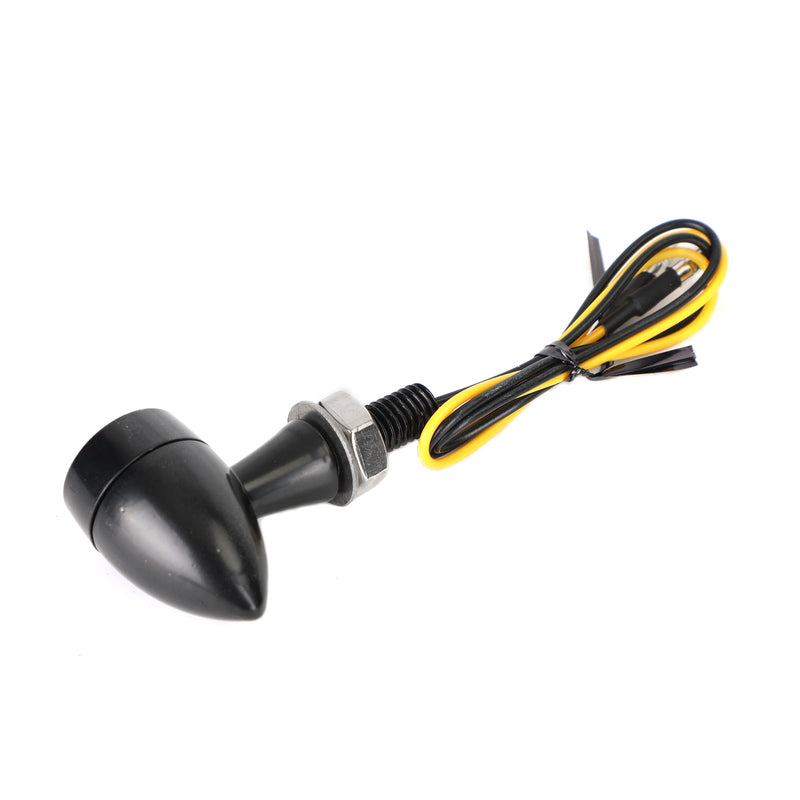 Mini Bullet Motorsykkel LED Blinklys Blinklys Bremselys 12V M7 Generisk