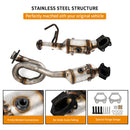 Jeep Wrangler 3.6L V6 2012-2017 Linker und rechter Katalysatorsatz Fedex Express