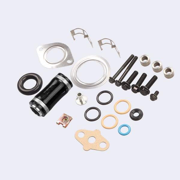 EGR-Kühler-Ansaugkrümmer-Dichtungssatz mit Schlauch für Ford 6.0 6.0L F250 F350 2003-2010 Generic