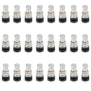 Balení 24 ks TR-161 Šroub s ventilem Pneumatika Kovová bezdušová objímka se zaklapávacím ráfkem