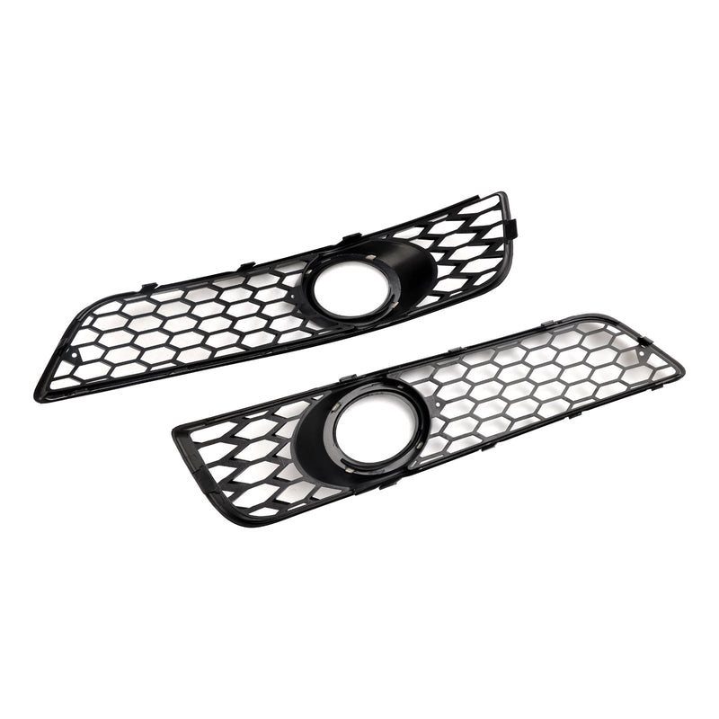 Audi A3 8P 2009-2013 Honeycomb Bumper Front Tåkelys Grill Grille Cover.