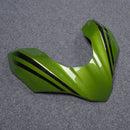 Kapota vhodná pro Kawasaki Z900 2017-2019, stříbrná zelená vstřikované plastové tělo