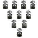 Motorrad-Aluminium-Verkleidungsgitter M6 x 20 mm Schraubenbolzen Clips-Kit QTY 10 Generic
