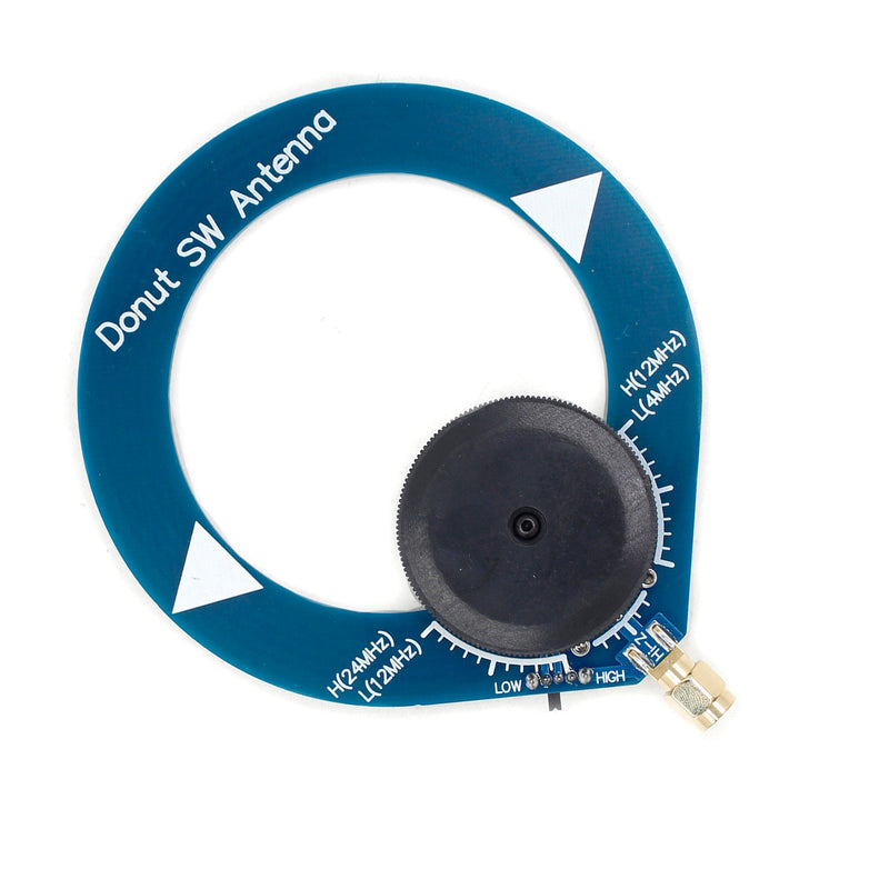 Donut Blue SW mini antena loop para Malahiteam DSP DSP2 HF antena de ondas curtas