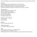 Vergaser Ansaugstutzen für Honda CB125R 1990-1995 16221-KZ4-700