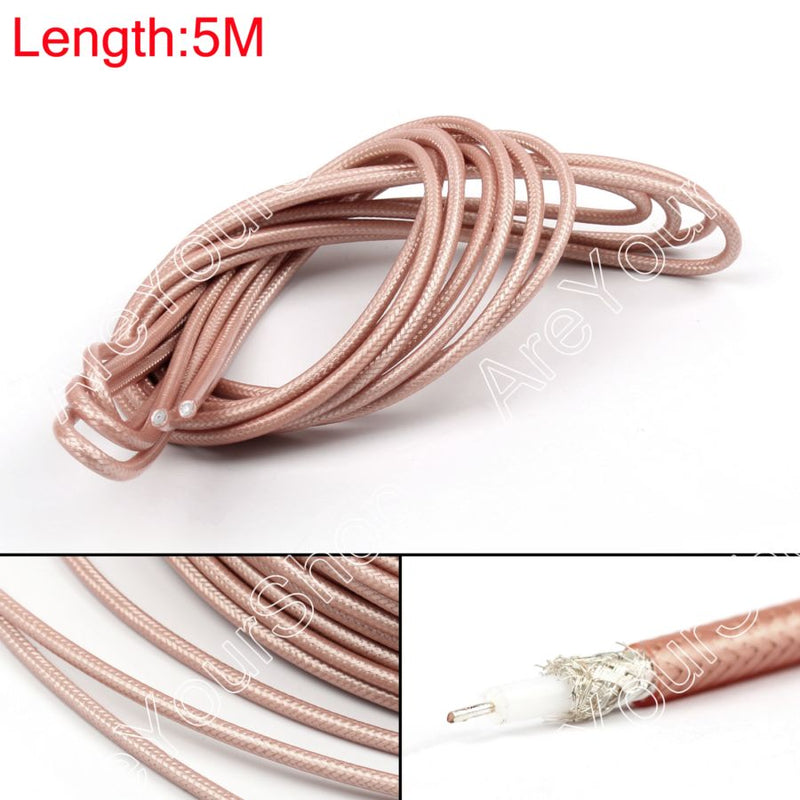 RG142 RF Coax Cable Connector 50ohm M17/60 RG-142 Coax Pigtail