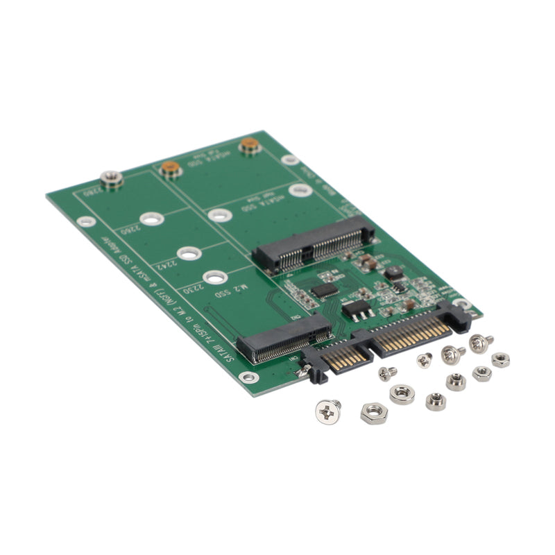 Adapter dysku twardego M.2 NGFF mSATA SSD na adapter SATA 3 PCI-E