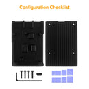 Passive Kühlung Aluminiumgehäuse Raspberry Pi5 Metallgehäuse Aluminiumlegierungsbox