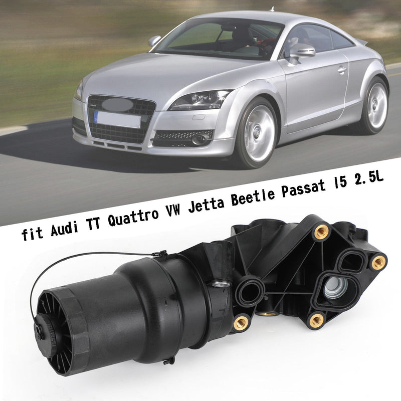 Oljefilterhus 07K115397D passer for Audi TT Quattro VW Jetta Beetle Passat l5 2.5L Generisk