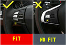 7x capas para botões internos do volante, adequadas para BMW X3 F25 (11-17) X4 F26 (14-17) Genérico