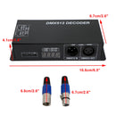 LED RGB DMX 512 Controller Dekoder Dimmer 3Channels 24A 3x8A Strip Light