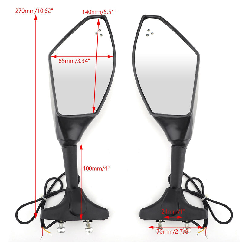 YAMAHA YZF R6 R6S FZ1 FZ6 FAZER FZ8S FJR1300 XJ6 FZR600 para lusterek LED ogólne