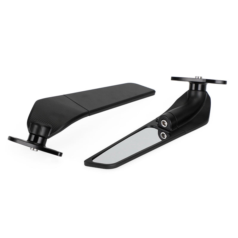 Vingfena Spoiler sidobackspegel för Kawasaki ZX-6R Ninja ZX6R 650 01-21 Generic