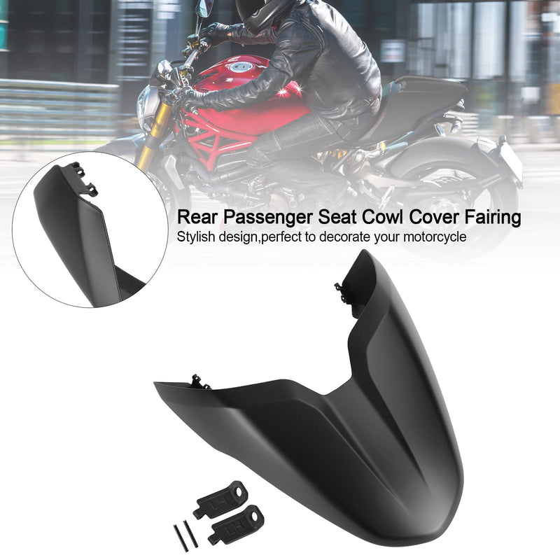 Cobertura do banco traseiro do passageiro/passageiro para Ducati Monster 797 821 1200 Generic