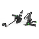 CNC-alumiiniset jalkatuet jalkatuet vihreä sopivat Kawasaki Ninja EX 250 / 400 2018-2020 Generic