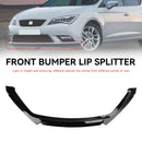 Spoiler delantero negro brillante Performance para Seat Leon 5F 2012-2020