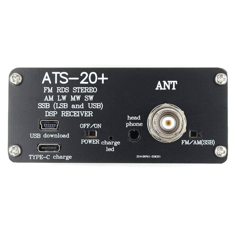 Nowy radioodbiornik wielopasmowy DSP ATS-20+ Si4732 FM LW MW SW z ekranem dotykowym 2,4"