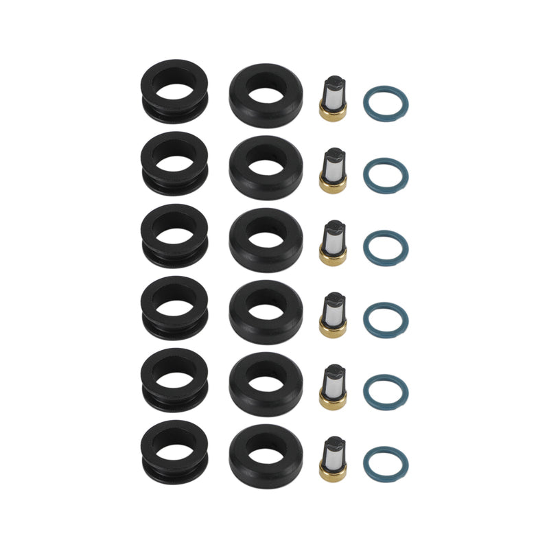 6 STÜCKE Einspritzdüsen Dichtung O-Ring Kit MD164888 passend für Mitsubishi 3000GT INP-014