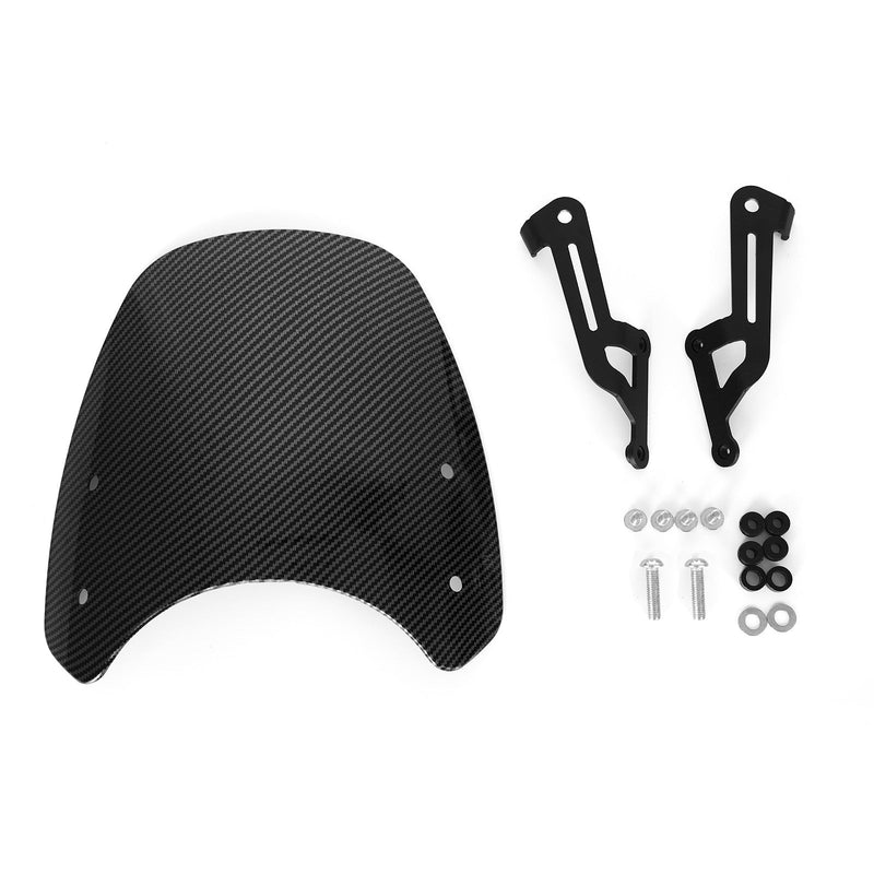 Pára-brisa de motocicleta ABS para Triumph Speed ​​​​Twin 1200 2019-2021 Genérico