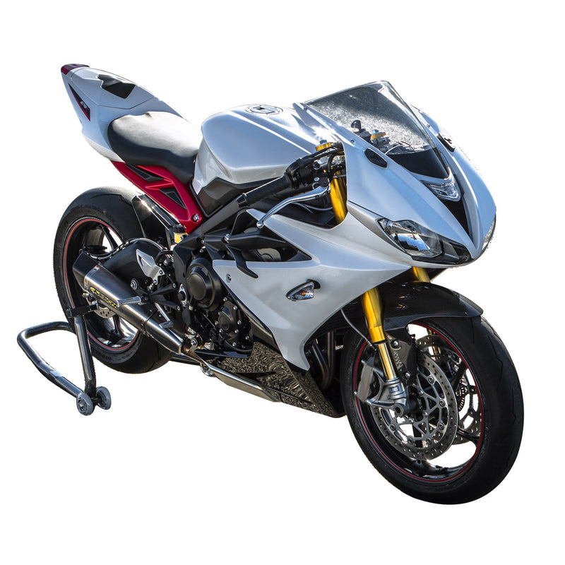 ABS-takamatkustajan istuimen suojus malleihin Triumph Daytona 675 ja 675R 2013-2018