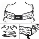 Schwarzer Scheinwerfer-Scheinwerferschutz-Schutzgitter, passend für Honda ADV 150 19 - 21 Generic