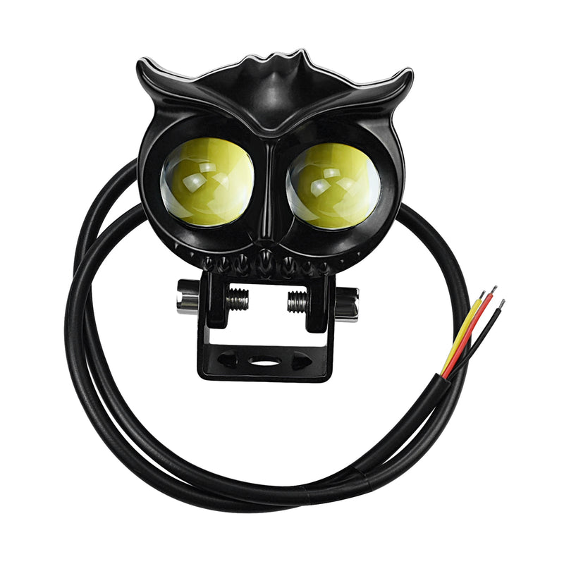 Elektrisk LED Arbetsljus Spotlight Vattentät Front Strålkastare 30 45W Owl for Motor Generic