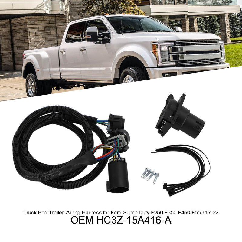 Ford Super Duty F250 F350 F450 F550 17-22 kuorma-auton perävaunun johtosarja