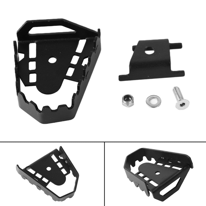 Extensión de pedal de freno trasero de aluminio para F850Gs F750Gs 08-16 Plata Genérico