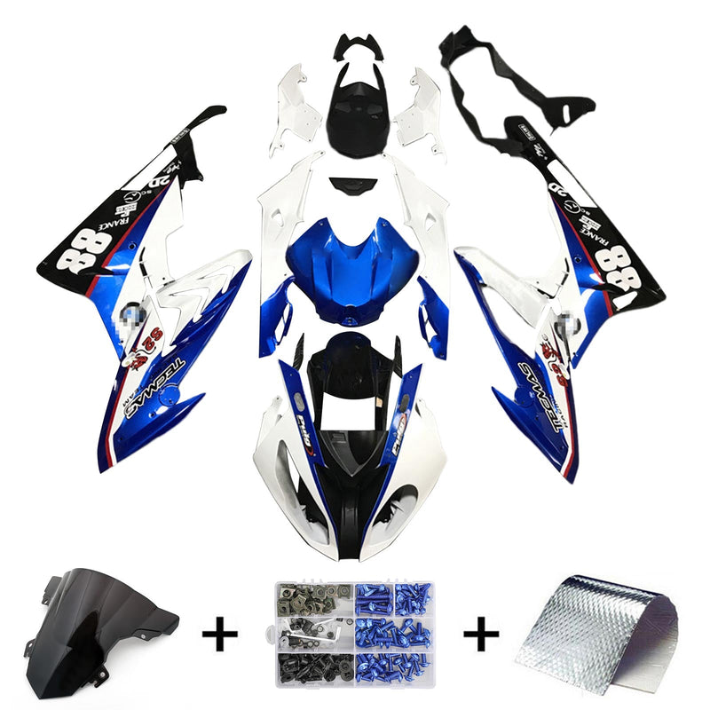 Amotopart BMW S1000RR 2017-2018 Zestaw owiewek Korpus Plastik ABS