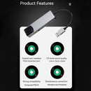 Neue Aluminiumlegierung USB Optical Fiber SPDIF Karte Computer Externe Multifunktion