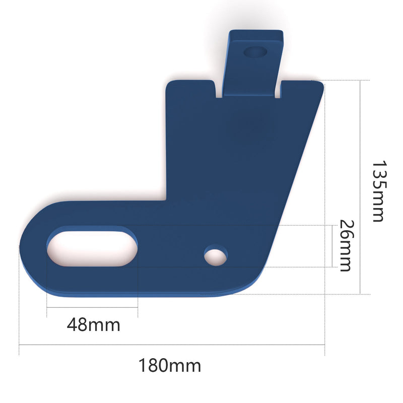 Engate de reboque traseiro esquerdo e direito de 2 peças para Suzuki Jimny JB64W JB74 2019-2023