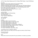 Vzduchový filtr pro Yamaha Blaster 200 YFS200 88-06 YFM125 YFM250 Grizzly Raptor